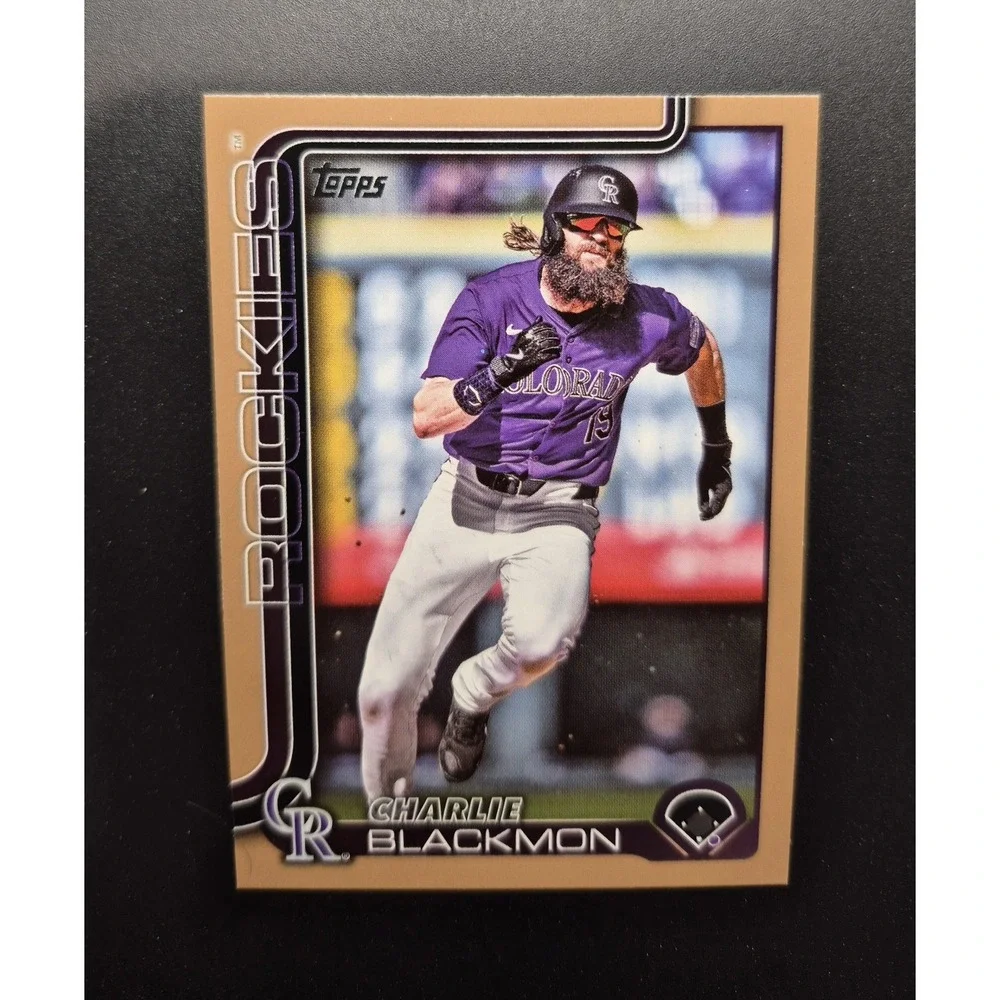 2025 Topps Baseball Charlie Blackmon #311 Gold #/2025 Rockies